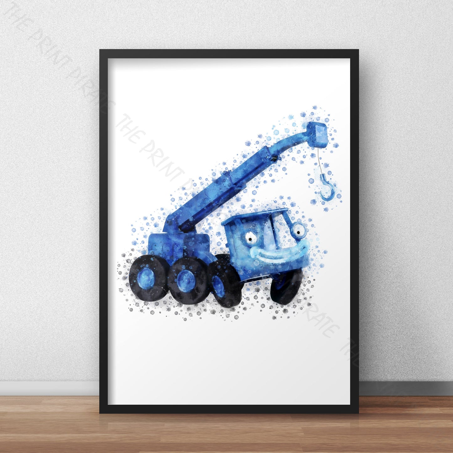 Bob the Builder 'LOFTY' Watercolour Splash Wall Art Print