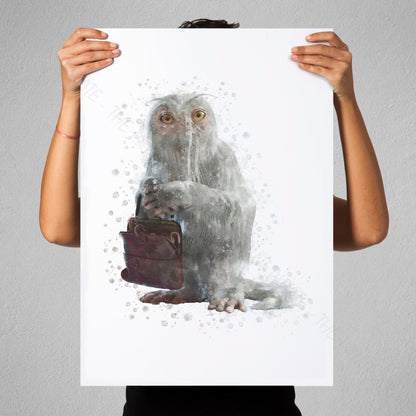 Wizarding World 'DEMIGUISE' Hogwarts Harry Potter / Fantastic Beasts Watercolour Splash Wall Art Print