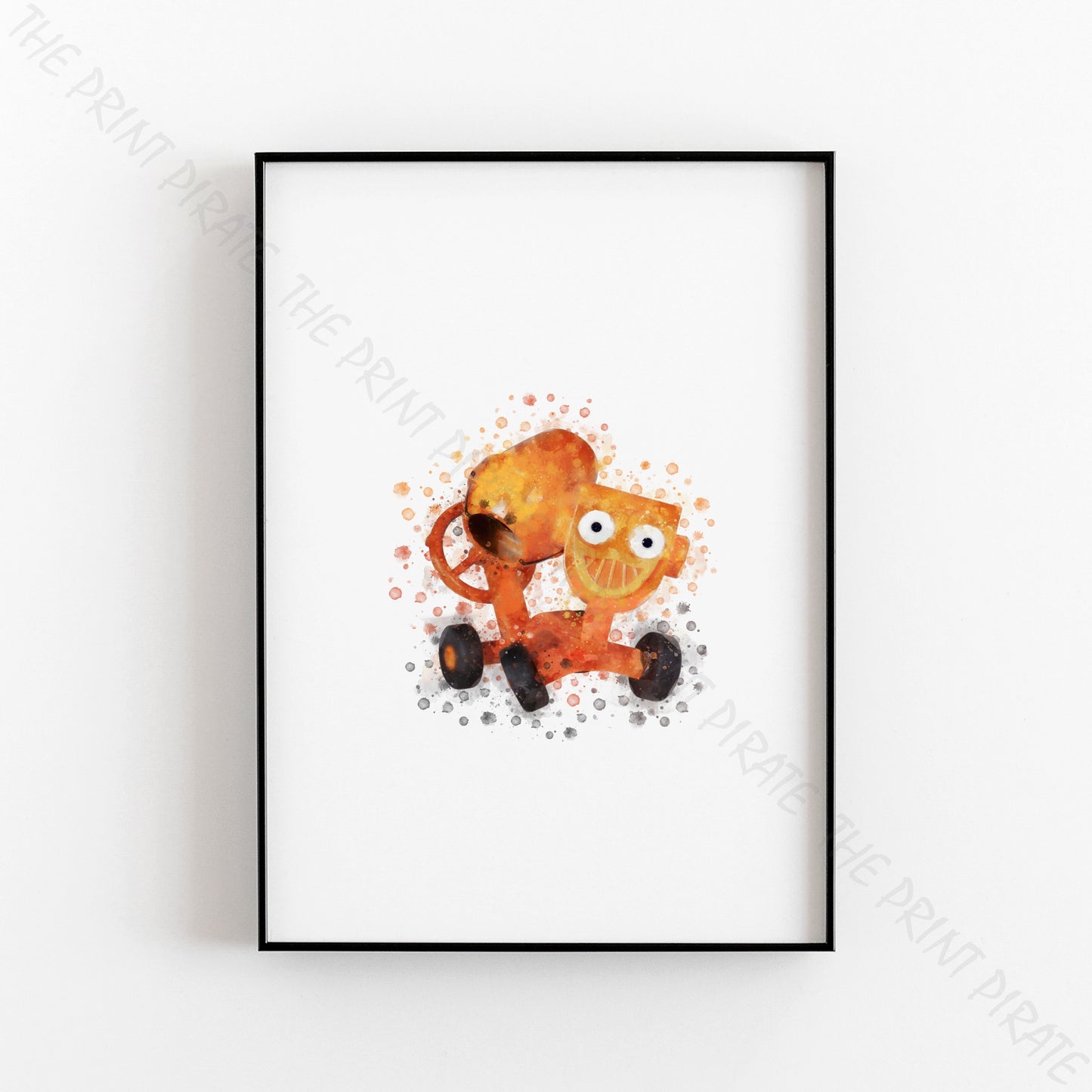 Bob the Builder 'DIZZY' Watercolour Splash Wall Art Print