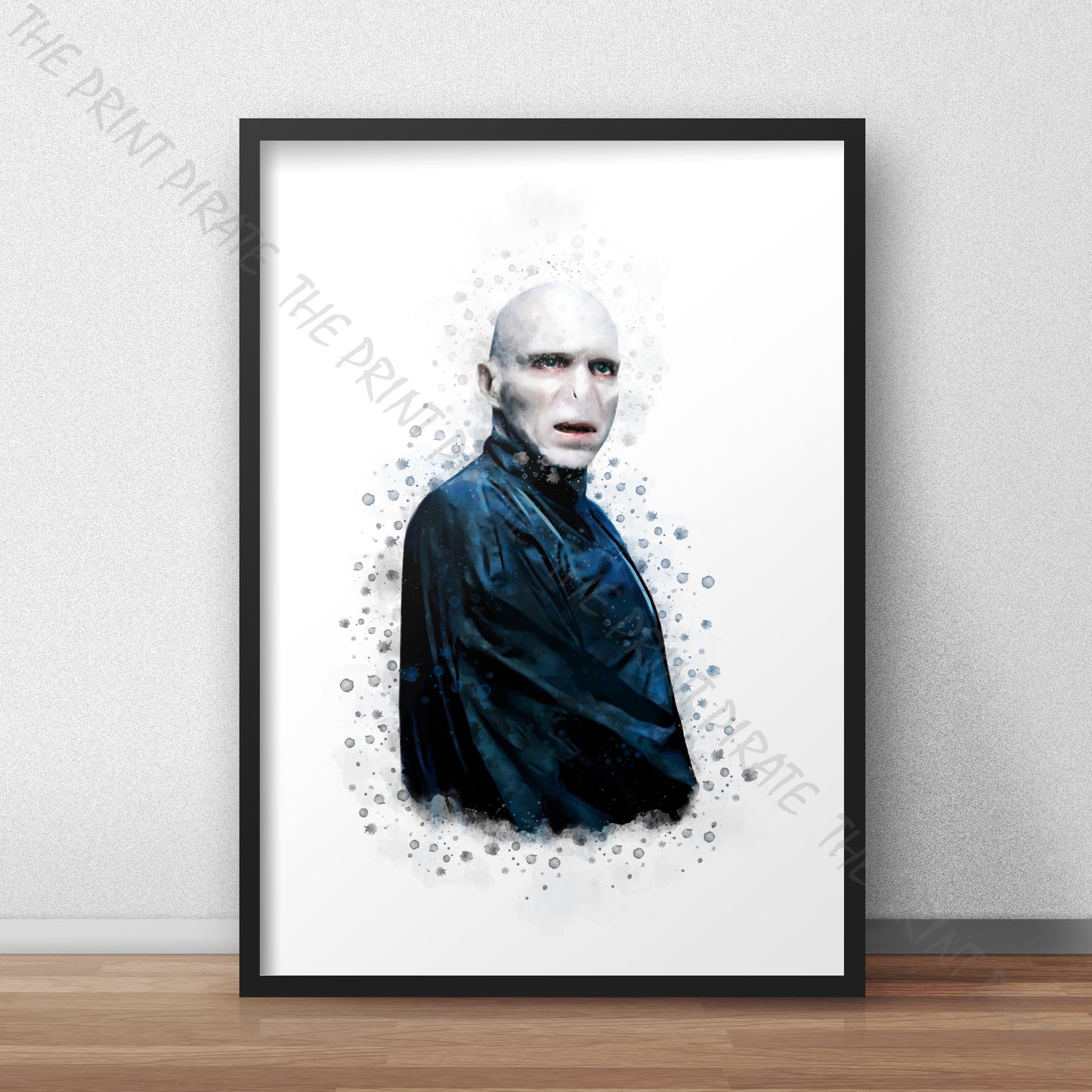 Wizarding World 'LORD VOLDEMORT' Death Eater Harry Potter / Fantastic Beasts Watercolour Splash Wall Art Print