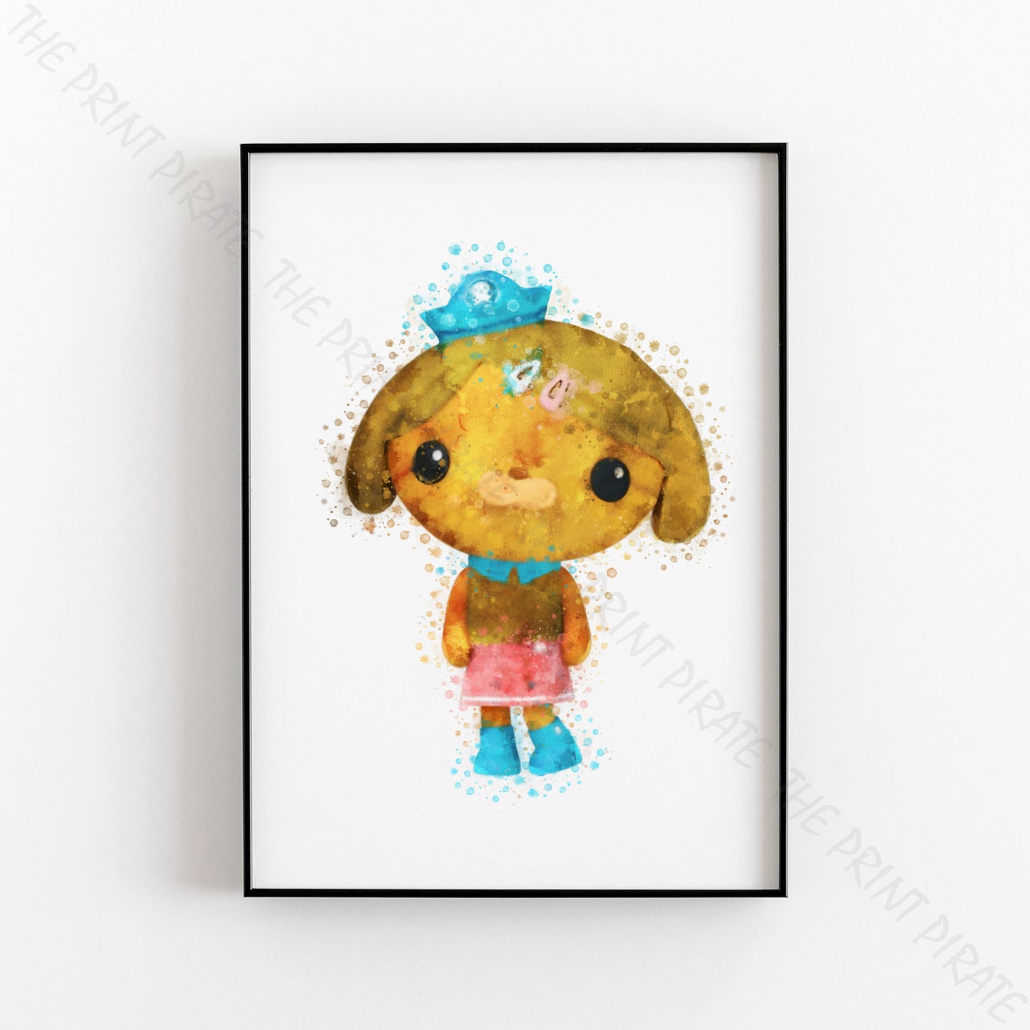 Octonauts 'DASHI' Watercolour Splash Wall Art Print