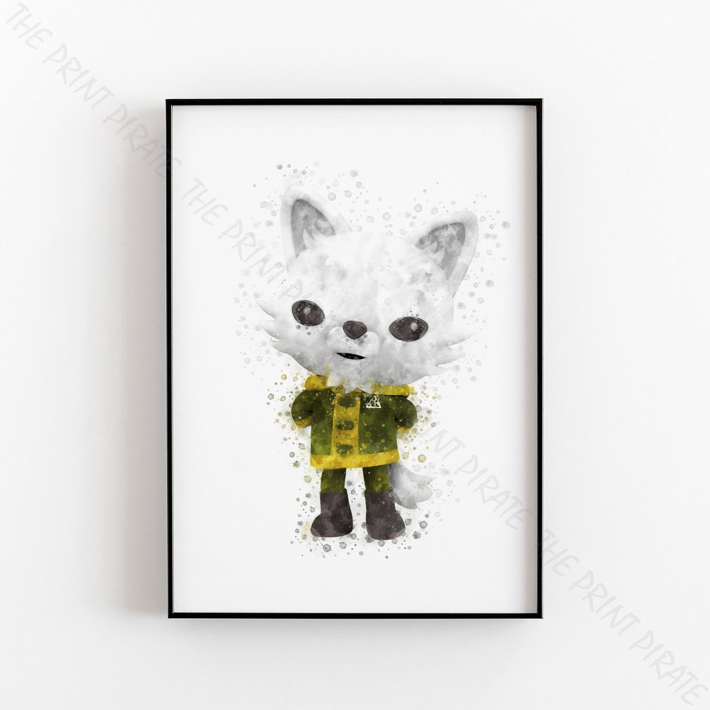 Octonauts 'PROFESSOR NATQUIK' Watercolour Splash Wall Art Print