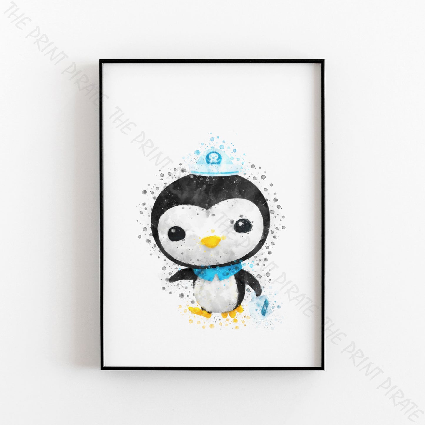 Octonauts 'PESO' Watercolour Splash Wall Art Print