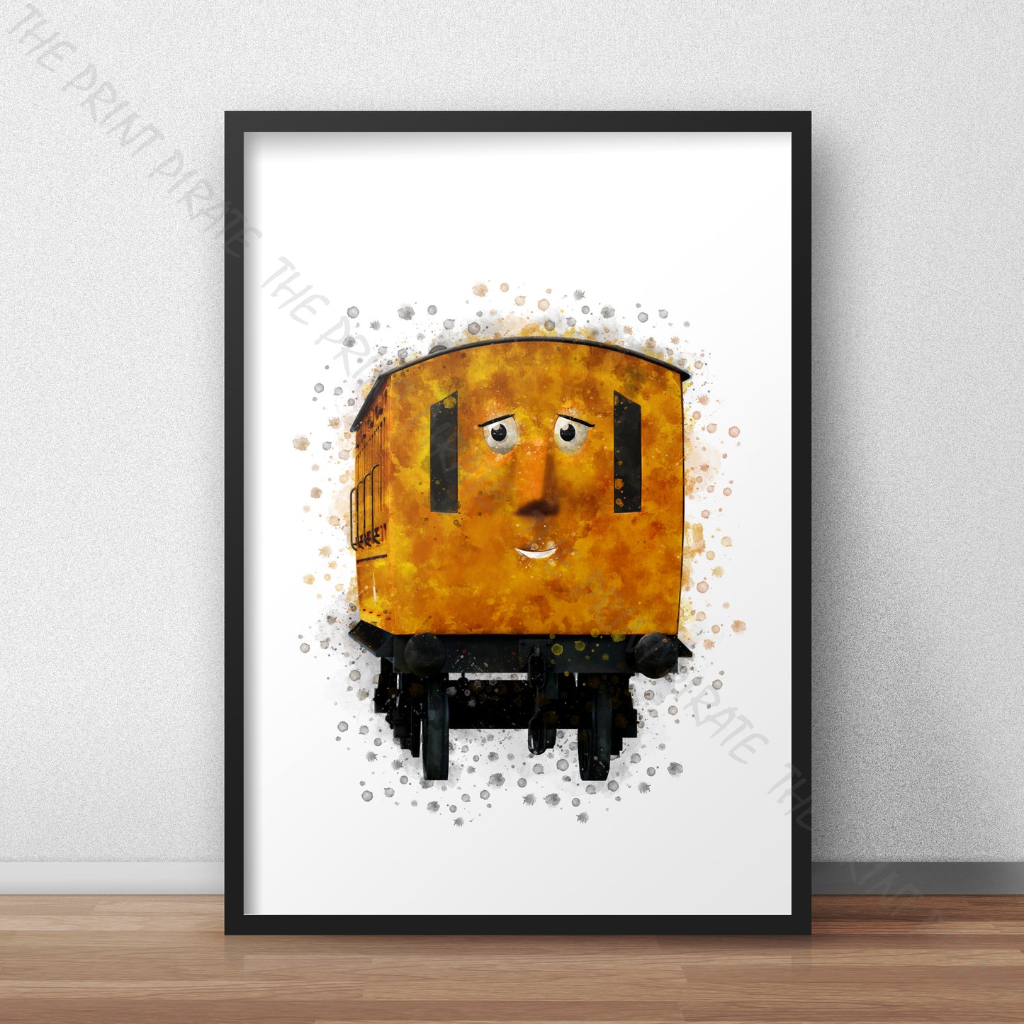 Thomas and Friends 'ANNIE' Watercolour Splash Wall Art Print