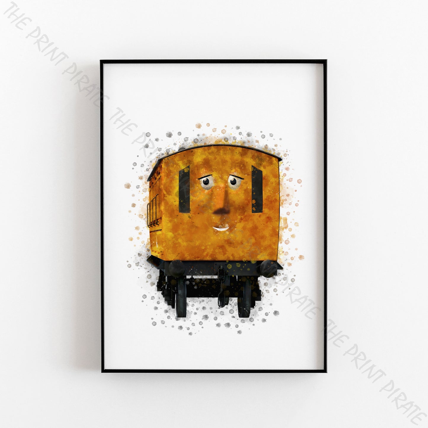 Thomas and Friends 'ANNIE' Watercolour Splash Wall Art Print